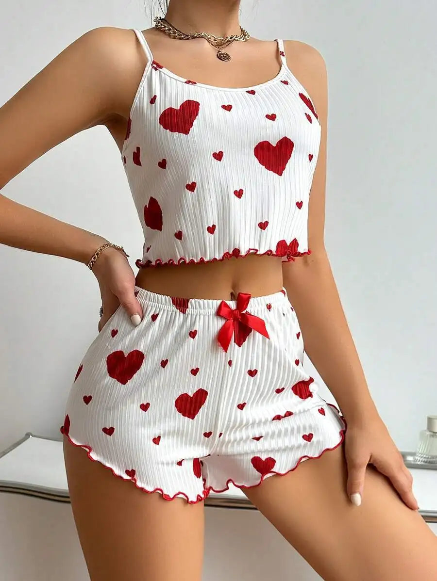 PYJAMAS COEUR 2 PIÈCES