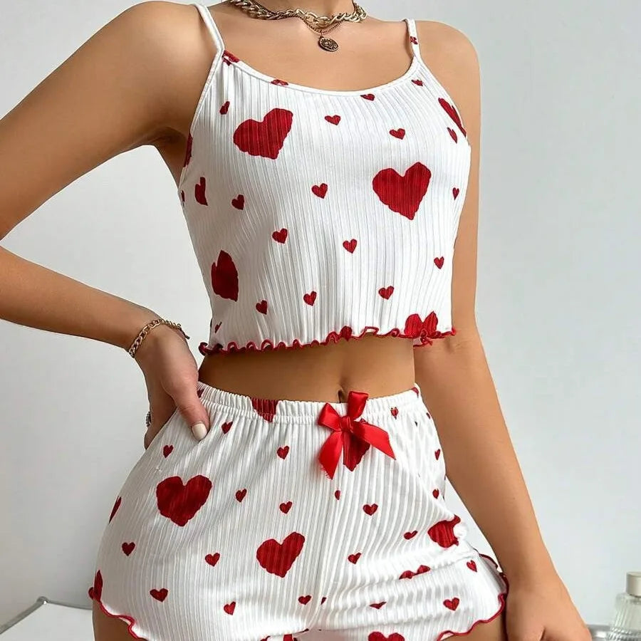 PYJAMAS COEUR 2 PIÈCES