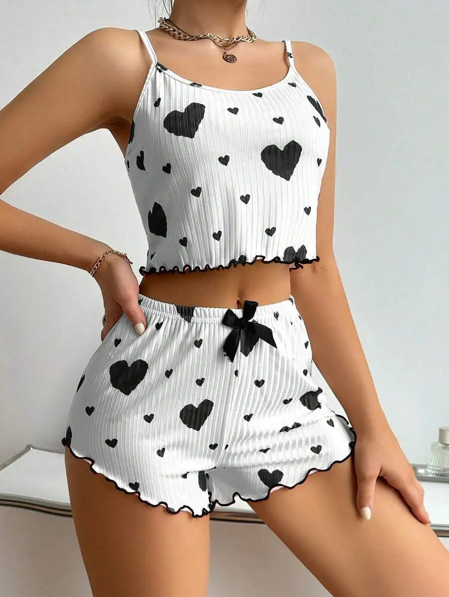 PYJAMAS COEUR 2 PIÈCES