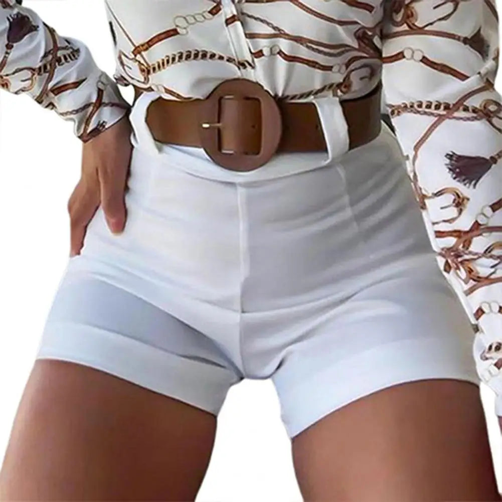 SHORT TAILLE HAUTE ZIPPER SLIM