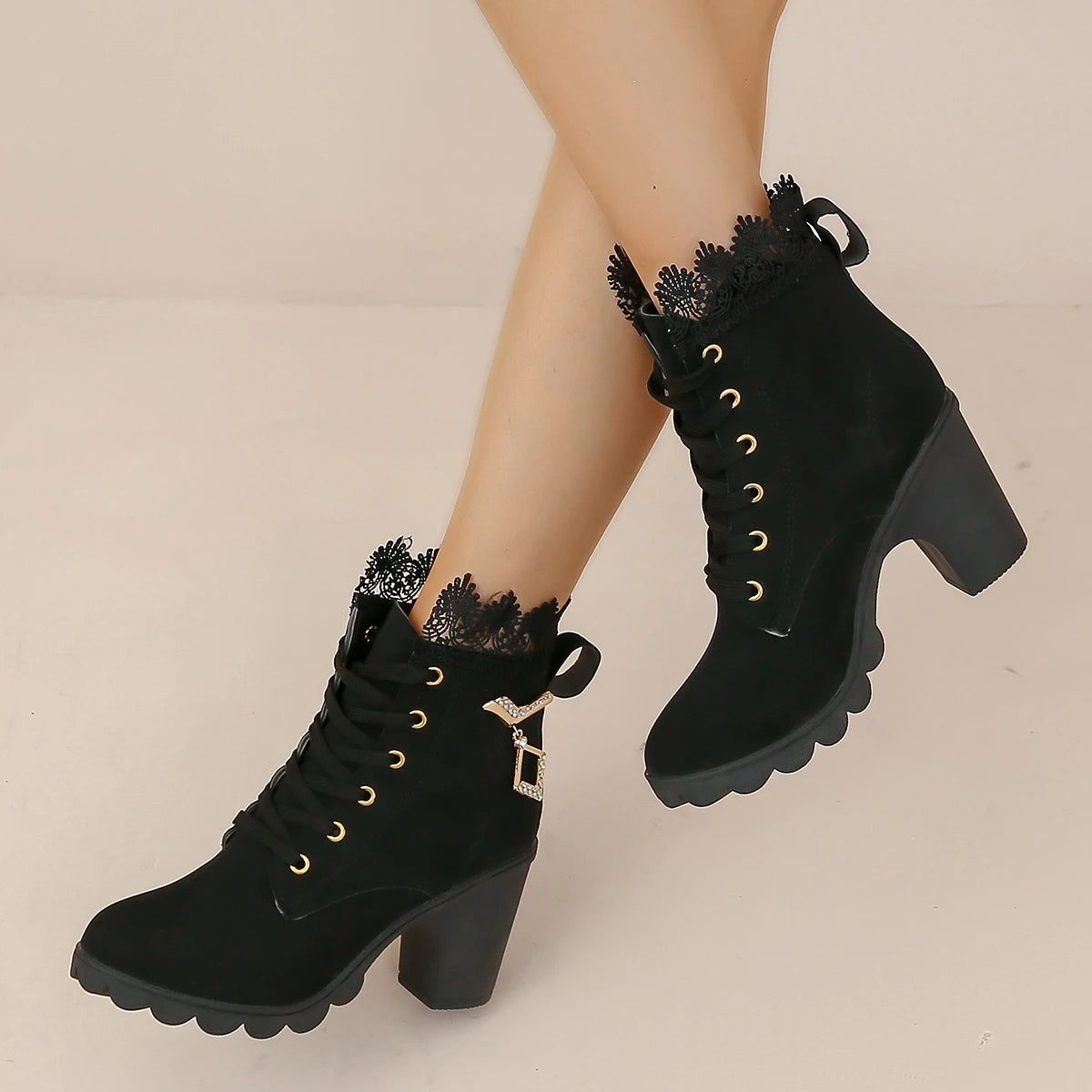 BOTTINES ÉLÉGANT CHUNKY