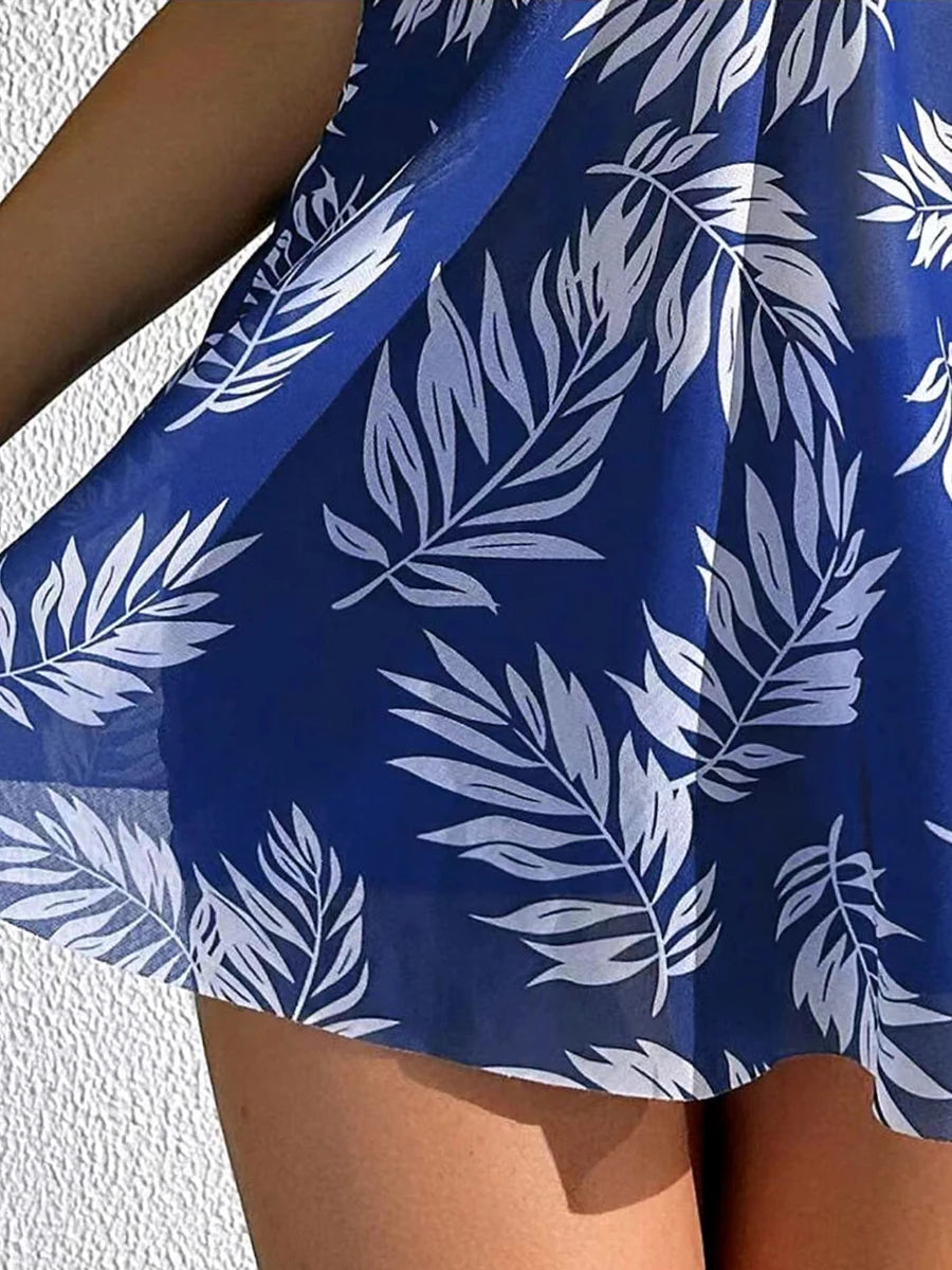 TANKINI AVEC SHORT ET MAILLOT DE BAIN