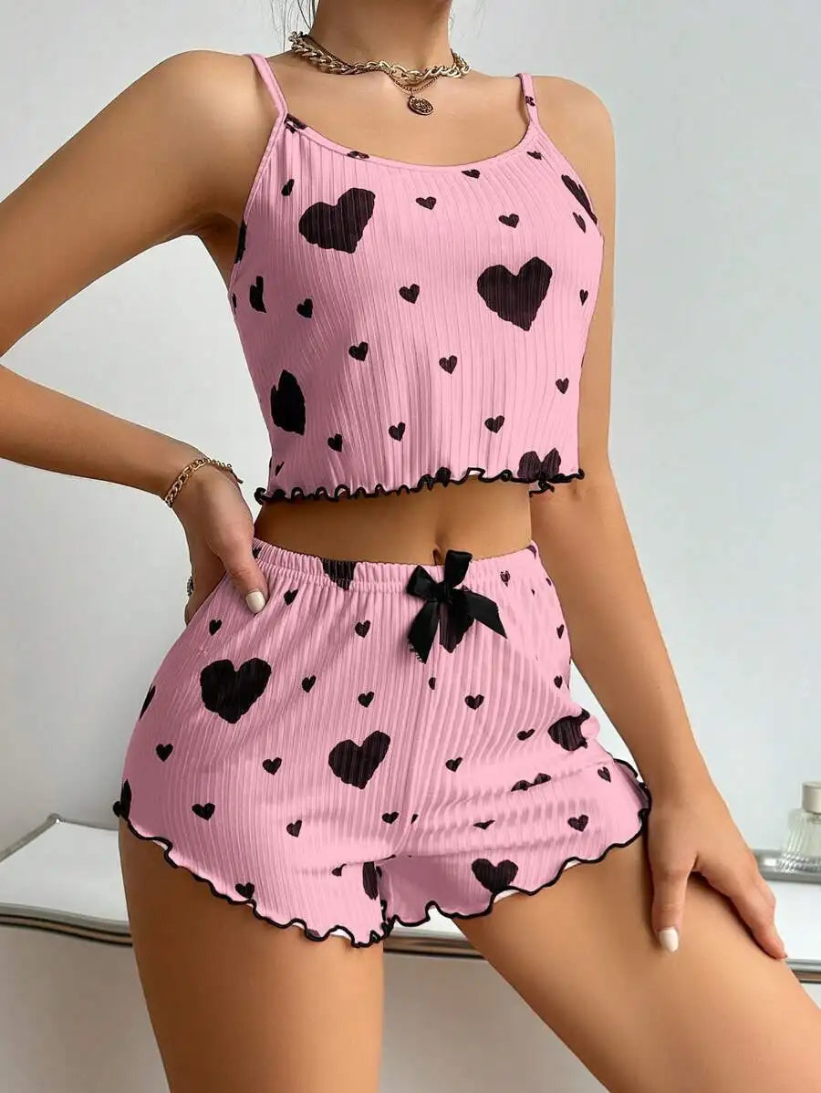 PYJAMAS COEUR 2 PIÈCES