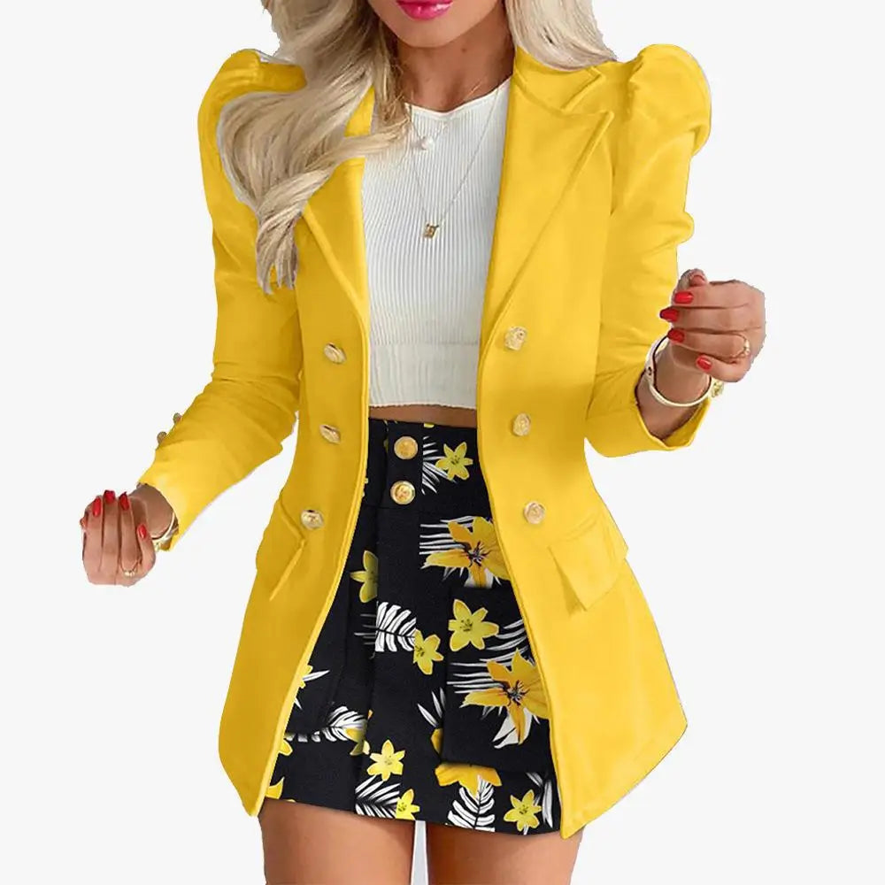 ENSEMBLE BLAZER & JUPE FLORAL