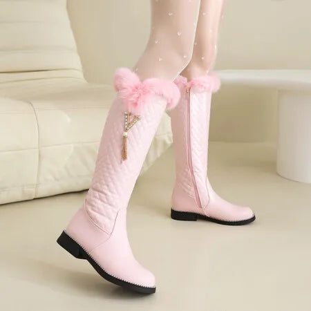 BOTTES PELUCHE RÉVERSIBLE