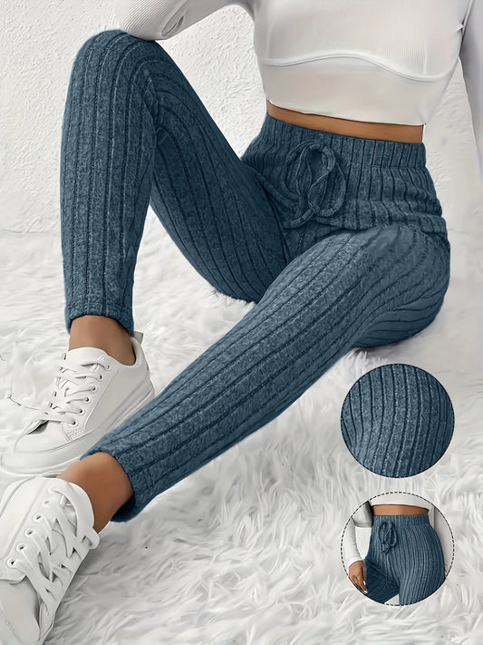 PANTALON TRICOT AVEC CORDON